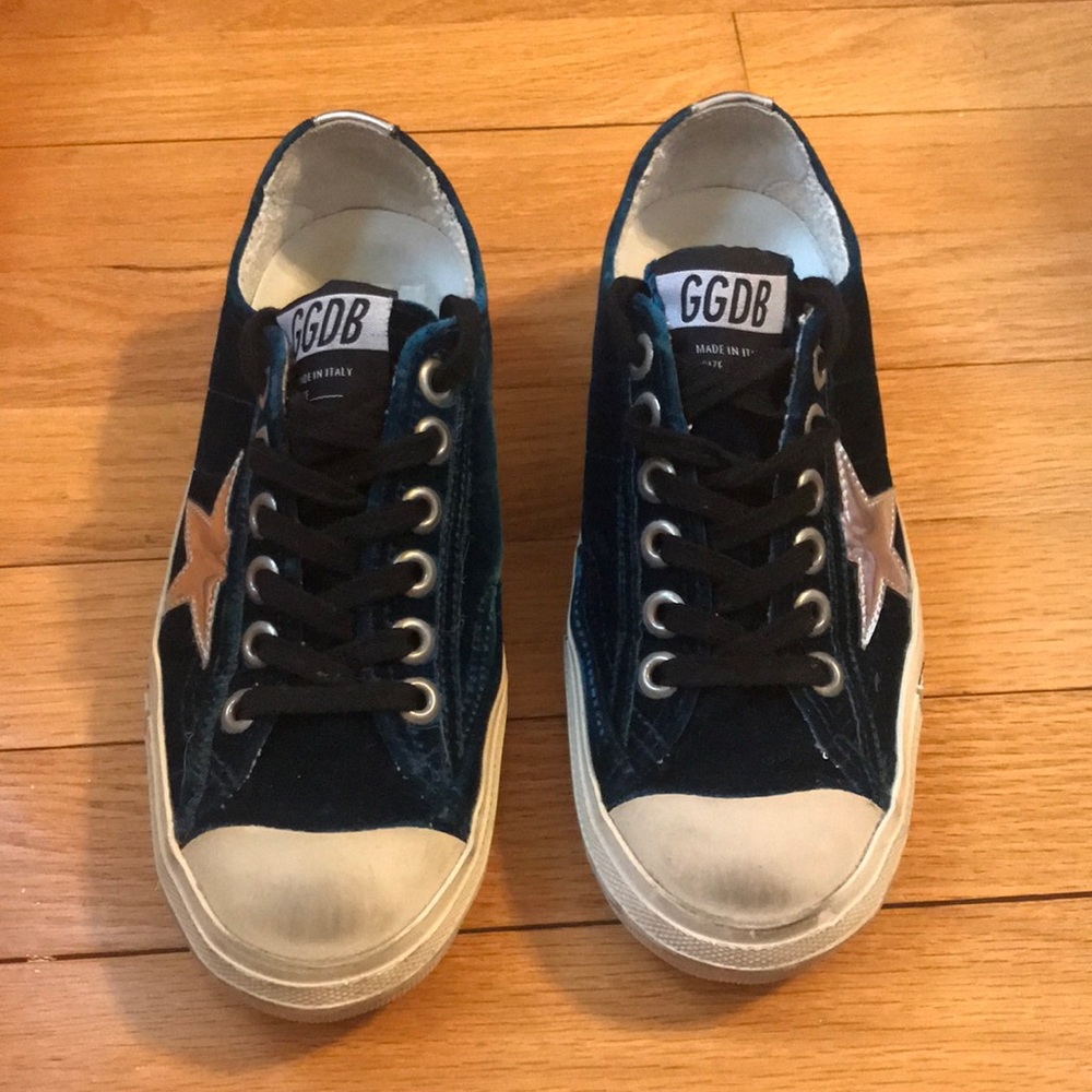 Golden Goose Velvet Sneakers